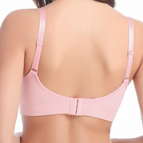 Women Nursing Maternity Bra Push Up Breastfeeding Bralette Wire Free Push Up New