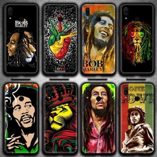 Lion Reggae Bob Marley Phone Case Huawei Y6P Y8S Y8P Y5II Y5 Y6 2019 P Smart Prime Pro