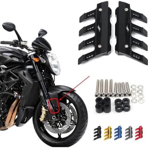 For MV Agusta brutale 920 BRUTALE920 Motorcycle CNC Accessories Mudguard Side Protection Block Front Fender Anti-Fall Slider