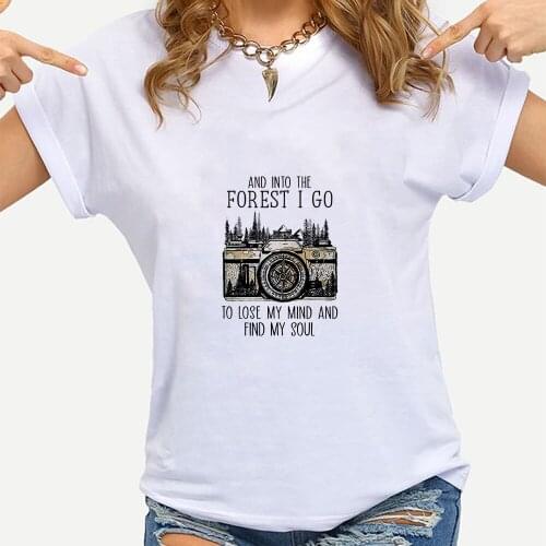 London Adventure Time Women T Shirts Girls Can Do Anything Casual Oversize Hipster 90s Crewneck Ulzzang Fashion 2021 Summer Top