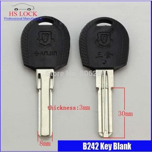 Embryo key wholesale second haodi door key blank Civil key blank suit for Vertical key cutting machine B242