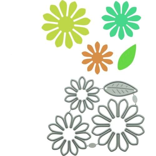 Multi Flower Metal Cutting Dies For Scrapbooking DIY Congratulation Invitation Card Decorating Cutter Punch Stencil