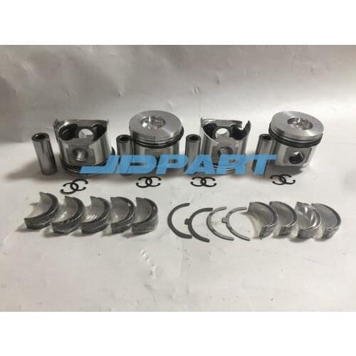 New 4TNV88 piston with rings crankshaft bearings STD thrust washer For yanmar