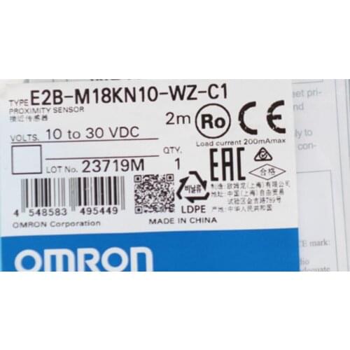 Omron original genuine bald head 2M proximity switch sensor E2B-M18KN10-WZ-C1 C2 B1 B2