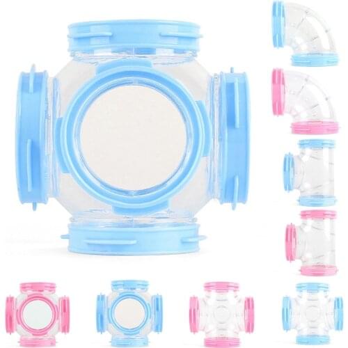 Plastic Training Playing Tools External Tunnel Hamster Toys Multifunctional Hamster Cage Accessories Hamster Pipeline