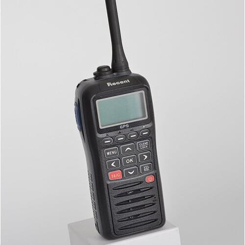 Practical Portable IPX7 Waterproof VHF Handheld Marine Radio Built-in GPS DSC MOB RS-38M Interphone
