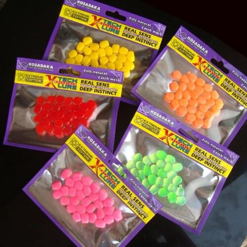 Freshwater Fishing Grass Carp Bait Artificial Live Corn Grain Lures 30 Pieces Bag Like Maize