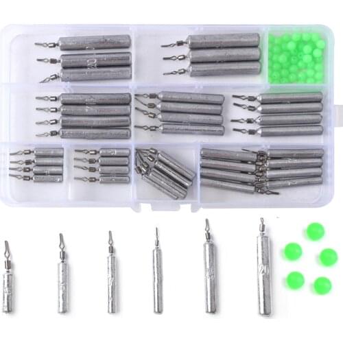 Fishing Weights Fishing Drop Shot Fishing Sinker Weights Multiple Sizes Fishing Weights Lead Set Box Fishing Baits Sinker Set