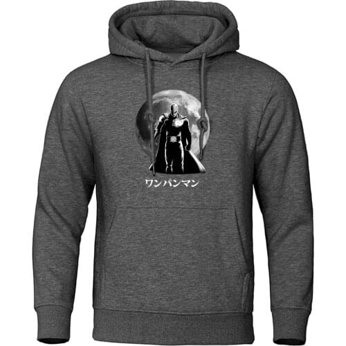 ONE PUNCH MAN Hoodie Streetwear Men Daily Casual Warm Hoodies Male Japanese Cartoon Anime Autumn Pullover