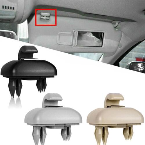 2PCS Sun Visor Clip Porpor Booya Interior Sun Visor Hook Clip Bracket for Audi A1 A3 A4 A5 Q3 Q5(8E0 857 562)A7 B6 B7 B8 S4 S5
