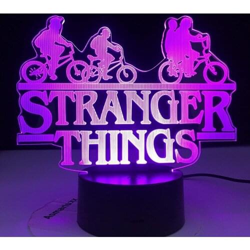 2021 Atmosphere Table Light Lamp LED 3D Drama Figure Boy Acrylic Lamps Touch Control RGB Light Kids Room Decor