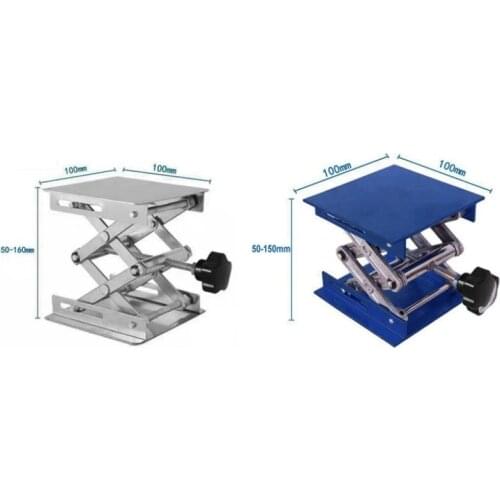 4"x4" Aluminum Router Lift Table Engraving Lab Lifting Stand Rack Lift Platform Sculpture Lifting Bracket for Woodworking