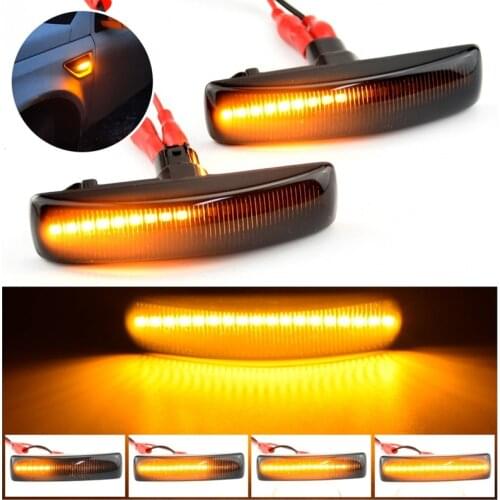 Car LED Dynamic Side Marker Signal Lamp Light Turn Lamp for Land Rover Discovery 3 4 Freelander 2 Range Rover Sport