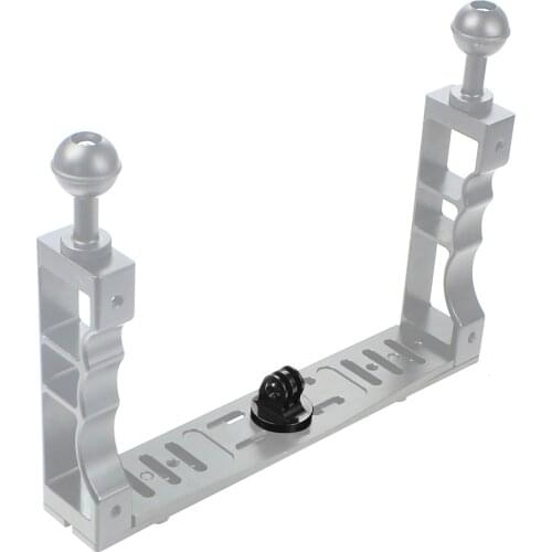 CNC Multi Color Small Size CNC Aluminium Tripod Mount Adapter with Thread for GoPro HD Hero 2 3 Xiaoyi SJcam Gitup Action Camera