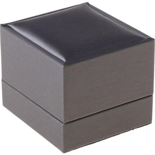 LED Light Jewelry Display Bracelet Necklace Wedding Engagement Ring Box Storage Case Holder