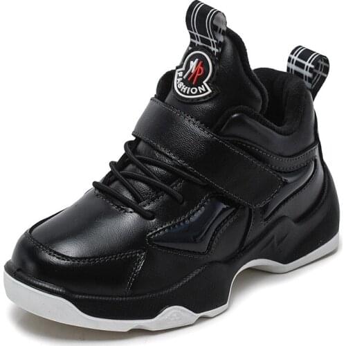 Kids Sneakers Winter Autumn Boys Fashion Shoes Leather Casual Children Shoe Boy Sport Running Child Shoe Basket Footwear Sneaker