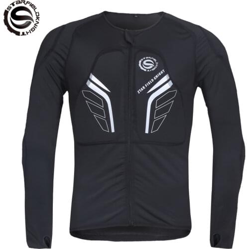 Full Sleeve Motorcycle Jacket Racing Armor Protector ATV Motocross Body Protection Jacket Clothing Protective Gear Sun Protectio