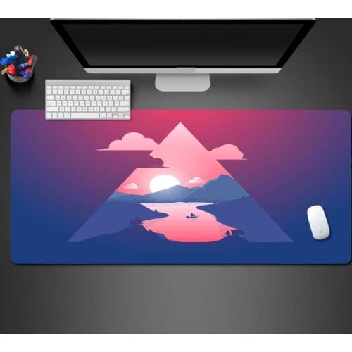 Best-Selling personality table Mousepad Laptop PC Computer Gaming Keyboard Lock Edge Rubber Mouse Pad Unique Style XL PaP