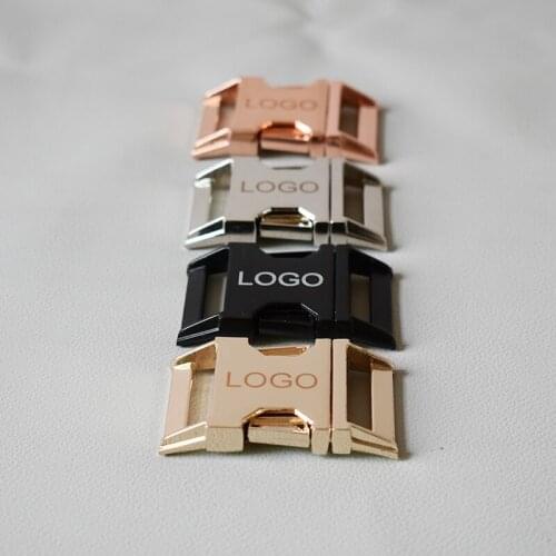 20 Pcs 25mm Metal Release Buckles Clasps Backpack Webbing Bracelets DIY We offer free lettering service pet collar accessories