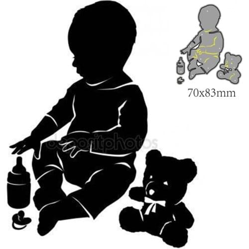Metal Cutting Dies Cut Mold Baby Decoration Scrapbook Paper Craft Knife Mould Blade Punch Stencils