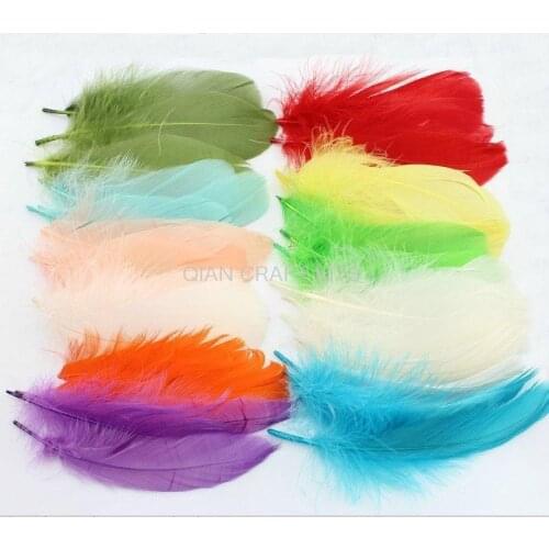 Set of 200pcs premium rooster feathers, great for jewelry making, hair extensions, crafts, fishing 4-7"-YM0065