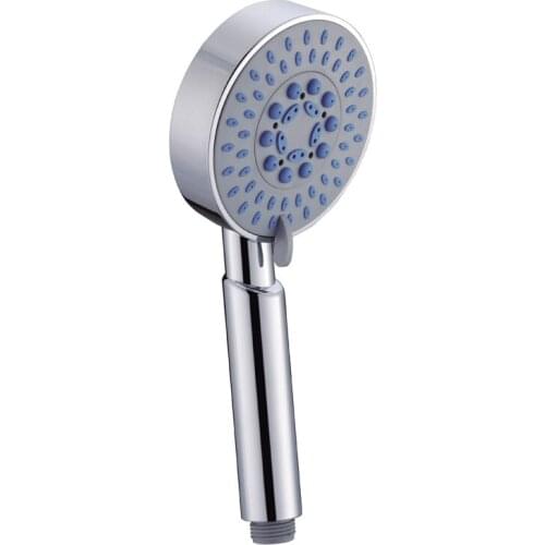 Azos Shower Head Abs Plastic Chrome Five Functions RainfallBathroom Shower Room Hotel Round 20mm G1/2 HS006B