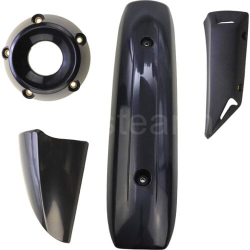 New Motorcycle Exhaust Pipe Cover Cowl For Yamaha T-max TMAX T Max 500 530 T-MAX500 T-MAX530 2012 2013 2014 2015 2016 Version