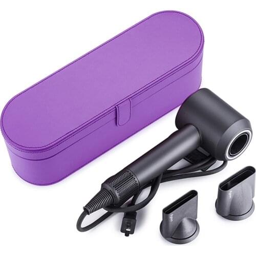 Portable Hair Dryer Case PU Leather Flip Hard Box Anti-scratch Cover Pouch for Dyson Supersonic DO