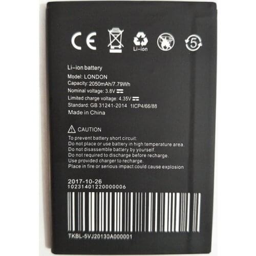 New High Quality replacement Battery for UMI London 2050mah phone battery Free shipping