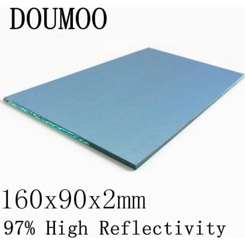 1PC 160x90x2mm Projector Reflector Mirror DIY Projector Accessories 97% High Reflectivity Lens For Projector Screen