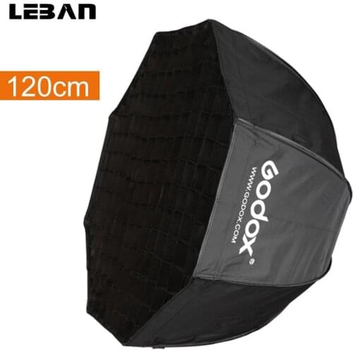 Godox Portable 120cm / 47" Umbrella+ Honeycomb Grid Photo Softbox Reflector for Flash Speedlight