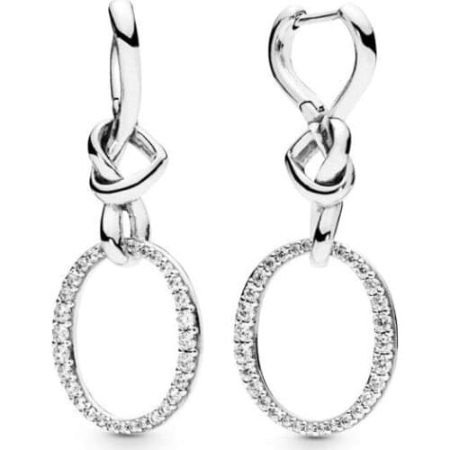 New Fashion 100% sterling silver pandora Earrings for womens