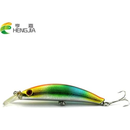 1pcs 9.5cm 9g 6#hooks diving minnow fishing lures wobble pike bass trout catfish carp fishing baits pesca fishing tackles
