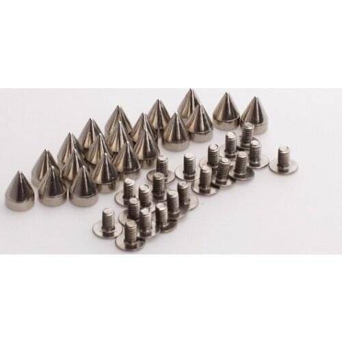 20 Pieces Cone Spikes Studs for DIY Craft Leathercraft