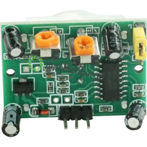 5pcs / lot SR501 HC-SR501 Adjust pyroelectric infrared PIR motion module Sensor detector module for Arduino