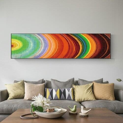 Abstract Colorful Ripple Canvas Paintings Nordic Wall Art Prints Poster Living Room Decor Decorative Paintings Wall Home Decor