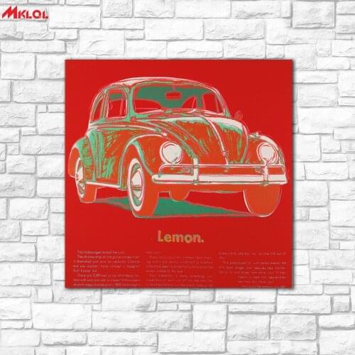 Large wall art A car Oil Painting Wall Art Picture Paiting Canvas Paints Home Decor Abstract Print Painting Modern Wall Decor