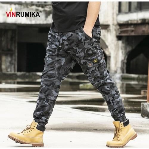 Large Size S-7XL Spring Mens Fashion Military Jungle Camouflage Harem Pants Autumn Man Cotton Army Casual Cargo Long Trousers
