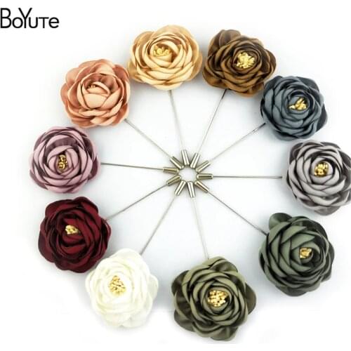 Цветы из ткани BOYUTE China At AliExpress