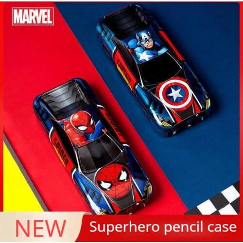 Disney Mickey Childrens Stationery Box boy Cool Superhero Locomotive Pencil Case school supplies for boys cute school supplies