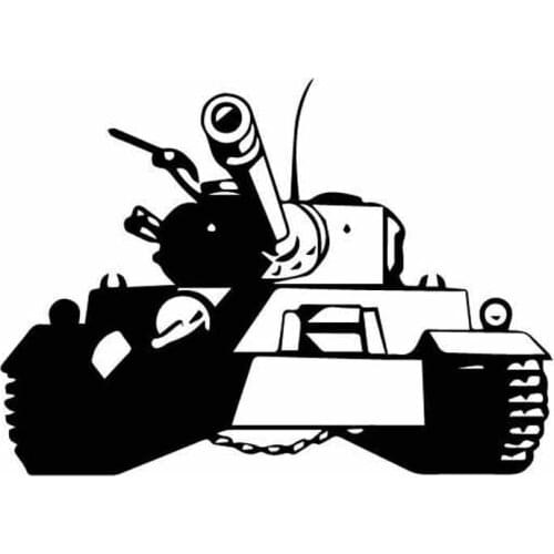 Cool Hell Off-road Tank Exquisite Decals High Quality Car Decoration Personality Pvc Waterproof Decals Black/white, 17cm*12cm