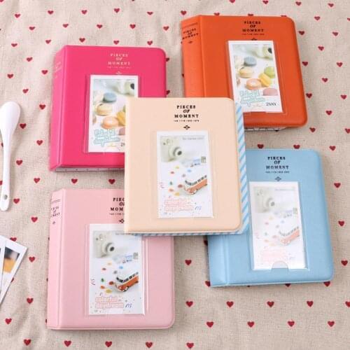 Cartoon 3inch 64 Pockets Photo Album Picture Storage Holder for FujiFilm Instax Art Craft Home Decor Wedding Graduation Photo