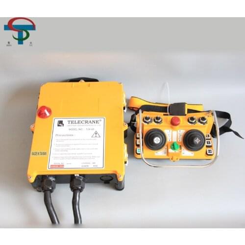 Double joystick radio remote control for crane F24-60