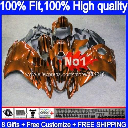 Injection For SUZUKI Hayabusa GSXR 1300 GSXR-1300 29MC.111 Dark orange GSXR1300 2008 2009 2010 2011 2012 08 09 10 11 12 Fairing