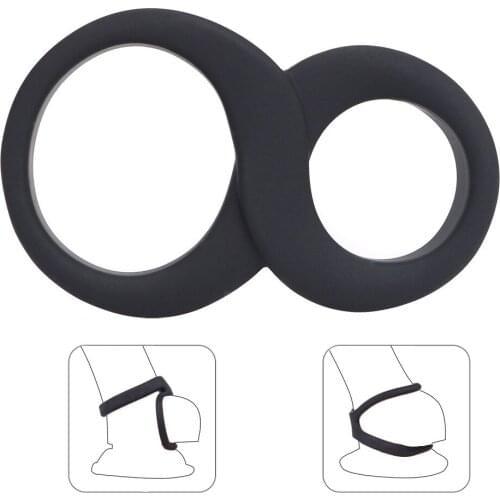 Penis Rings Delay Ejaculation Cock Rings Male Chastity Device Stretchy Silicone Sex Toys for Men Erotic Adult Sex Products