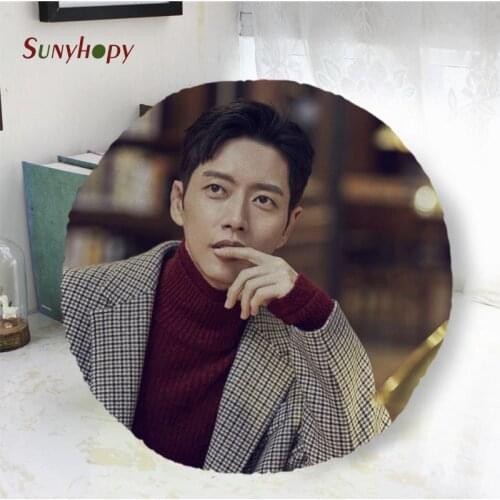 Park Hae Jin Round Throw Pillows Peach Skin Pillowcase Cushion Diameter 40cm50cm60cm Home Decoration Cushions-WJY