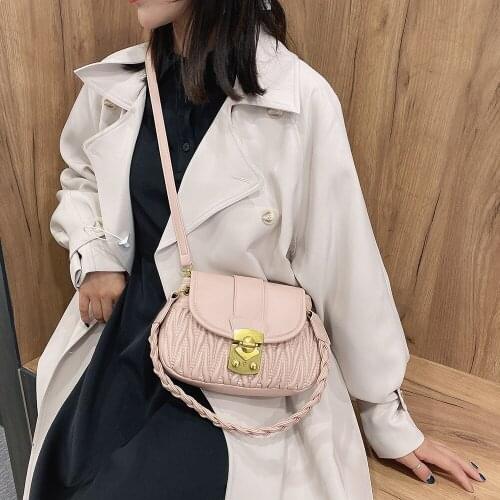 Lightweight Womens Shoulder Bags PU Leather Fashion Wild Handbag Temperament Exquisite Daily Female Crossbody Bag