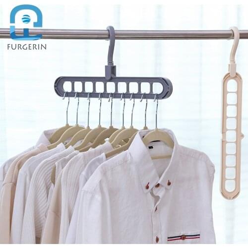 Multi-port Clothes Hanger Organizer Drying Racks Plastic Multifunction Scarf Baby Clothes Storage Hangers