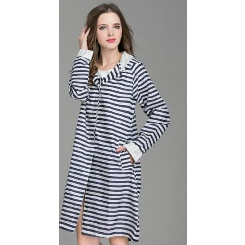 Fashion Srtipe Women Lightweight Poncho With Hood Waterproof Raincoat Adults Outdoor Rainwear Ladies Rain Jacket