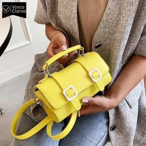 Fashion PU Leather Baguette Crossbody Bags for Women 2021 Small Shoulder Bag Tote Purses and Handbags Luxury Designer Sac Bolsos
